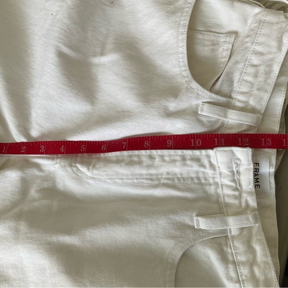 Frame high and tight straight white jeans - Picture 4 of 6